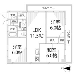 サンフェニックス２１の物件間取画像